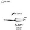 FIAT 5926180 Middle Silencer